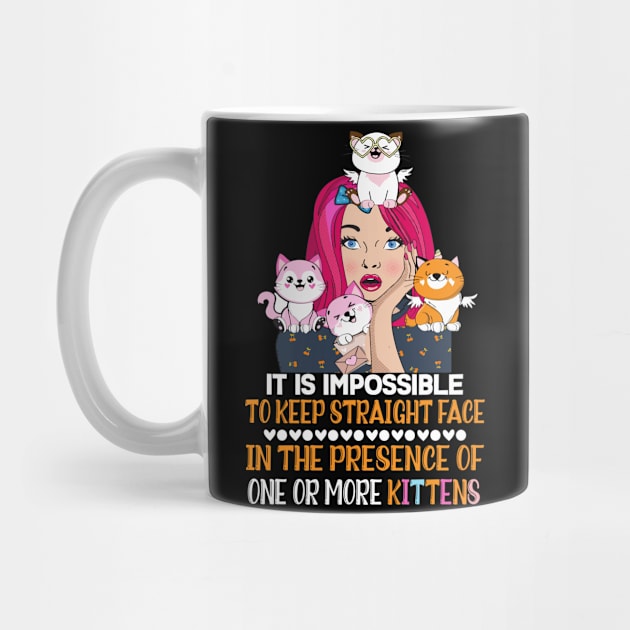 Funny Cat Quote Cute Kitty And Coff eLover Sarcastic Cats Lovers Kitten Gift by Kribis